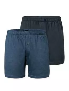 Трусы боксеры Schiesser, цвет blau/dunkelblau