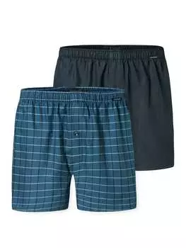 Трусы боксеры Schiesser, цвет dunkelblau/blau