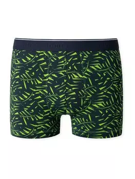 Трусы боксеры Schiesser Fashion Daywear, темно-синий/лаймовый