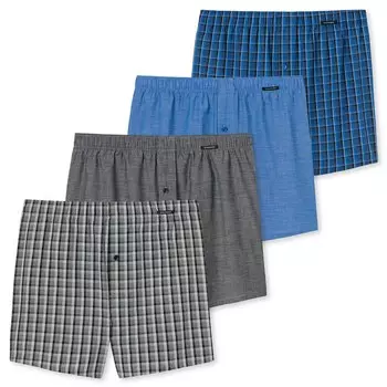 Трусы боксеры Schiesser, серо-голубой