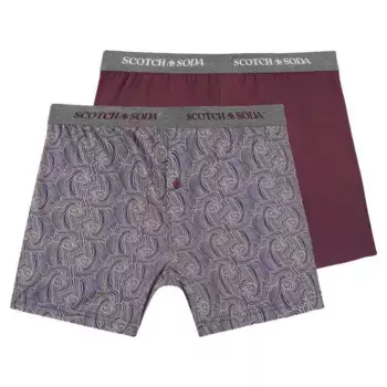 Трусы-боксеры Scotch & Soda SSFA24M272030 2 units, красный/серый