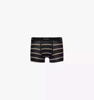 Трусы-Боксеры Signature-Stripe облегающего кроя из органического хлопка с эластичной отделкой Paul Smith, черный