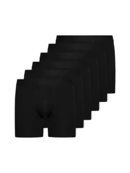 Трусы боксеры SNOCKS Boxershorts mit verlngertem Bein aus Bio-Baumwolle 6 Stck, черный