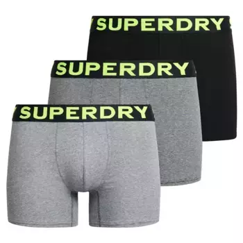 Трусы-боксеры Superdry M3110452A 3 units, черный/серый