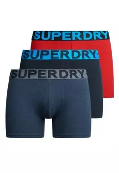 Трусы боксеры Superdry, синий/красный