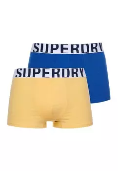 Трусы боксеры Superdry, синий/желтый