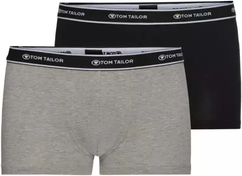 Трусы-боксеры TOM TAILOR "Kentucky" (2 шт.), удобной посадки, серый