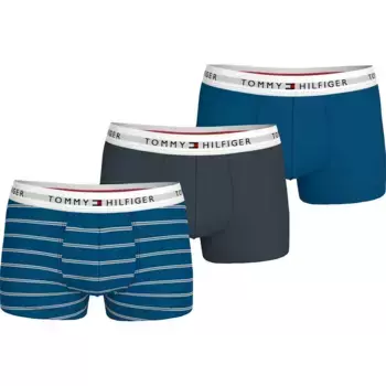 Трусы-боксеры Tommy Hilfiger Print 3 units, серый/синий