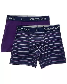 Трусы-боксеры Tommy John 2pk Stretch, цвет multi