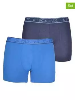 Трусы боксеры U.S. Polo Assn. 2er-Set: Boxershorts, цвет Dunkelblau/Blau