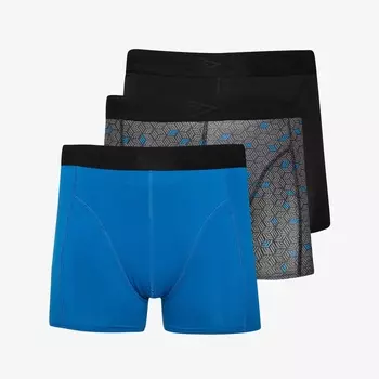 Трусы-боксеры Umbro Disley, синий / черный / серый