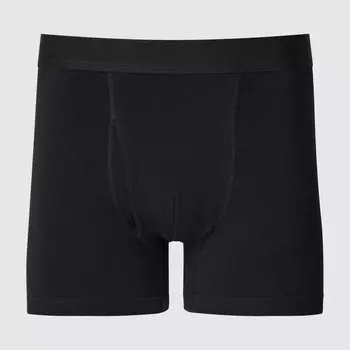Трусы-боксеры UNIQLO хлопковые, черный