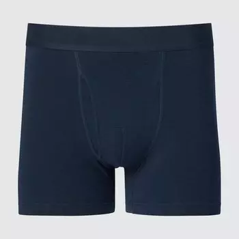 Трусы-боксеры UNIQLO хлопковые, темно-синий
