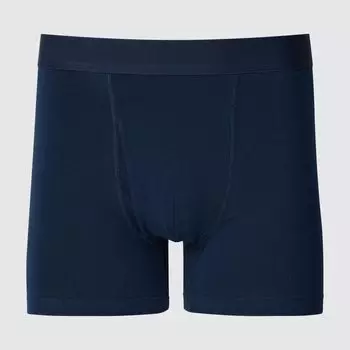Трусы-боксеры UNIQLO хлопковые, темно-синий