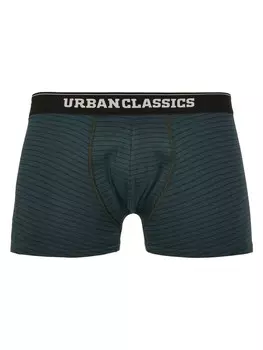 Трусы боксеры Urban Classics Boxershorts, цвет btlgrn/dkblu+bur/dkblu+wht/blk