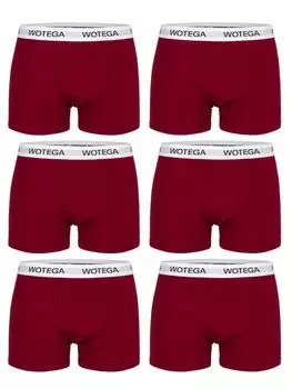 Трусы боксеры WOTEGA, цвет bordo