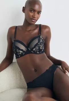 Трусы BRAZILIAN REGULAR IRIS Lindex, черный