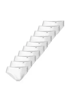 Трусы-брифы 10ER PACK MINI JBS, белый