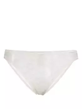 Трусы-брифы Floraison с вышивкой ERES, белый