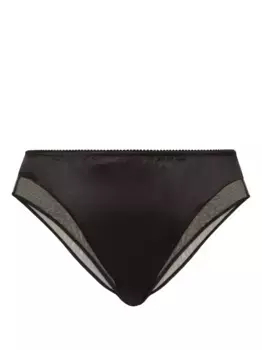 Трусы-брифы из вирджинской шерсти DOLCE & GABBANA, черный