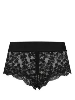 Трусы-брифы с цветочным кружевом DOLCE & GABBANA, черный