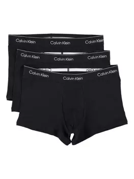 Трусы-брифы с логотипом Calvin Klein на поясе, черный