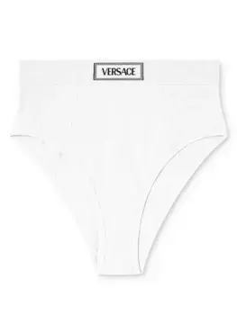 Трусы-брифы с логотипом VERSACE, белый