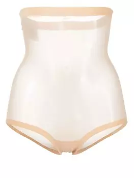 Трусы-брифы с высокой талией Tulle Control Wolford, нейтральный цвет