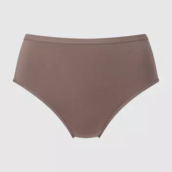 Трусы-брифы Uniqlo с высокой посадкой, коричневый