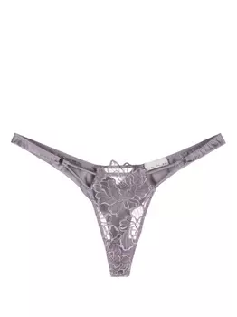 Трусы-брифы Whitney с кружевом Fleur Du Mal, фиолетовый