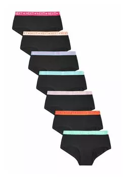 Трусы BRIGHT ELASTIC 7 PACK Next, цвет black