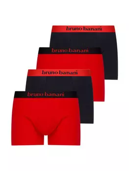 Трусы Bruno Banani Retro Short / Pant Flowing, цвет Rot/Schwarz