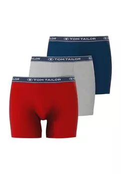 Трусы Buffer Series короткие, с эластичным поясом, мужские TOM TAILOR, цвет Red Medium Solid