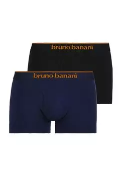 Трусы быстрого доступа, 2 шт., летние, мужские bruno banani, цвет Schwarz Oran