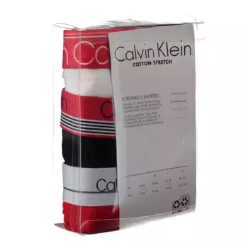 Трусы Calvin Klein 3 units, черный/красный/белый
