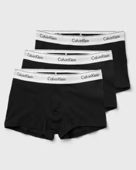 Трусы Calvin Klein Underwear Cotton Stretch Trunk 3-Pack, черный