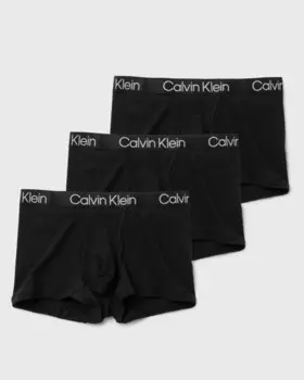 Трусы Calvin Klein Underwear Modern Structure Trunk 3-Pack, черный