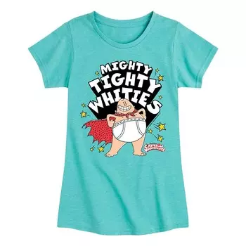 Трусы Captain для девочек 7–16 лет, Mighty Tighty Whites Licensed Character, синий