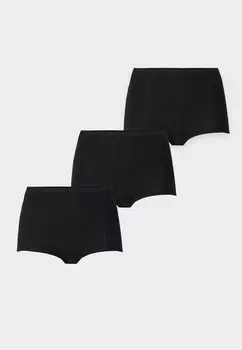 Трусы CARIN HIGH 3 PACK Lindex, черный