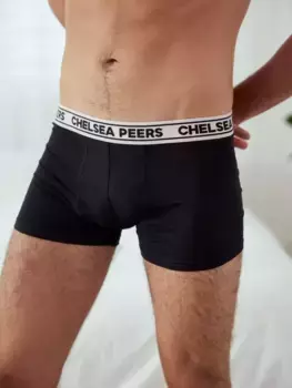 Трусы Chelsea Peers Plain & Leopard Print 2 шт, цвет navy/multi