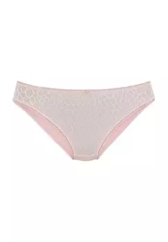 Трусы Chiara, отделка сеткой, женские LASCANA, цвет Rose