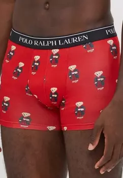 Трусы CLASSIC TRUNK 3 PACK Polo Ralph Lauren, красный