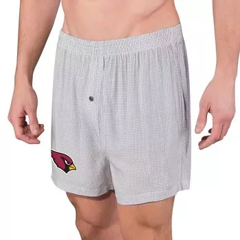 Трусы Concepts Sport Arizona Cardinals, серый