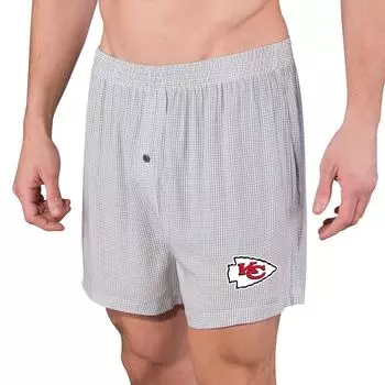 Трусы Concepts Sport Kansas City Chiefs, серый