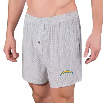 Трусы Concepts Sport Los Angeles Chargers, серый