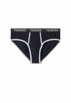 Трусы CONTRASTING TRIM WITH LOGO Tezenis, темно-синий