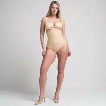 Трусы Core Sculpt с высокой талией SKIMS, песочный