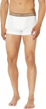 Трусы Cotton Classics Trunks 5-Pack Calvin Klein Underwear, цвет White/Natural Gray/Grey Heather/White/Night Sky/Ponderosa Pine