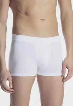 Трусы Cotton Code, однотонные, хлопок, мужские CALIDA, белый