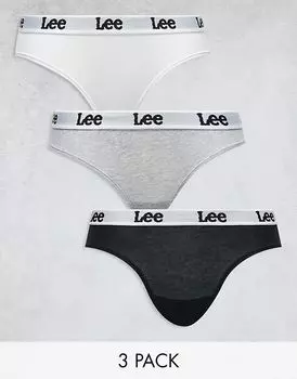 Трусы Diana, 3 пары, черного цвета Lee